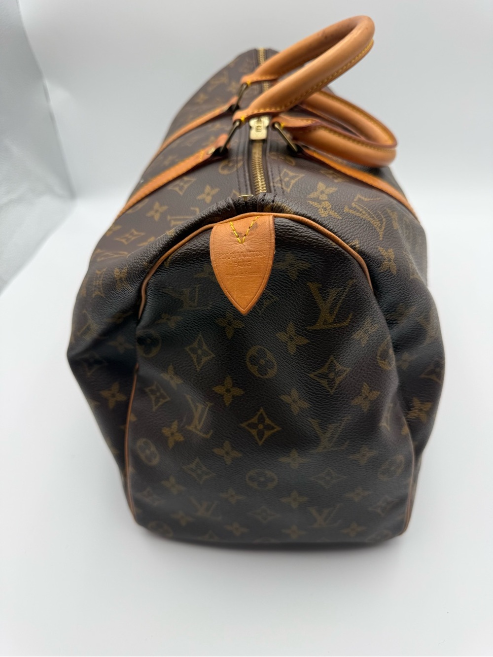 Louis Vuitton Brown Monogram Keepall 45 - Picture 4 of 14